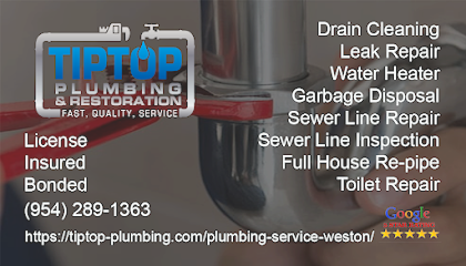 Tip Top Plumbing & Restoration, Weston