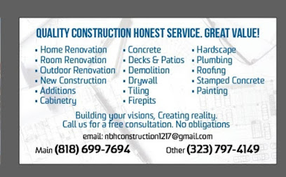 NBH Construction inc, Huntington Park